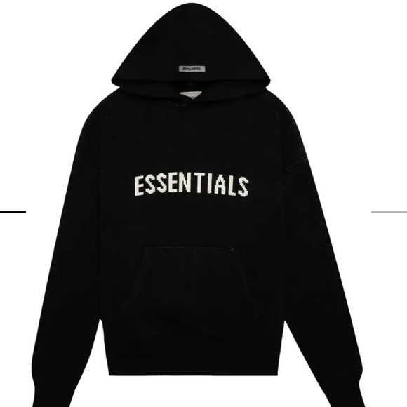 Fear of God Other - Fear of God Essentials Black Hoodie